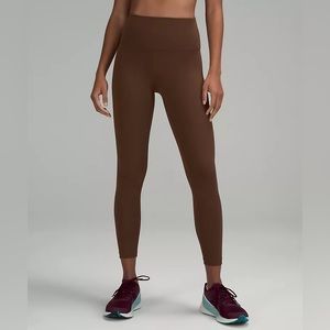 Lululemon Wunder Train High-Rise Tight 25" Brown Earth size 0